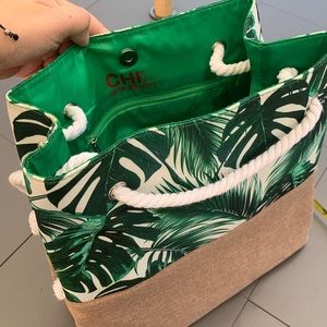 Tote bag, palm tree design